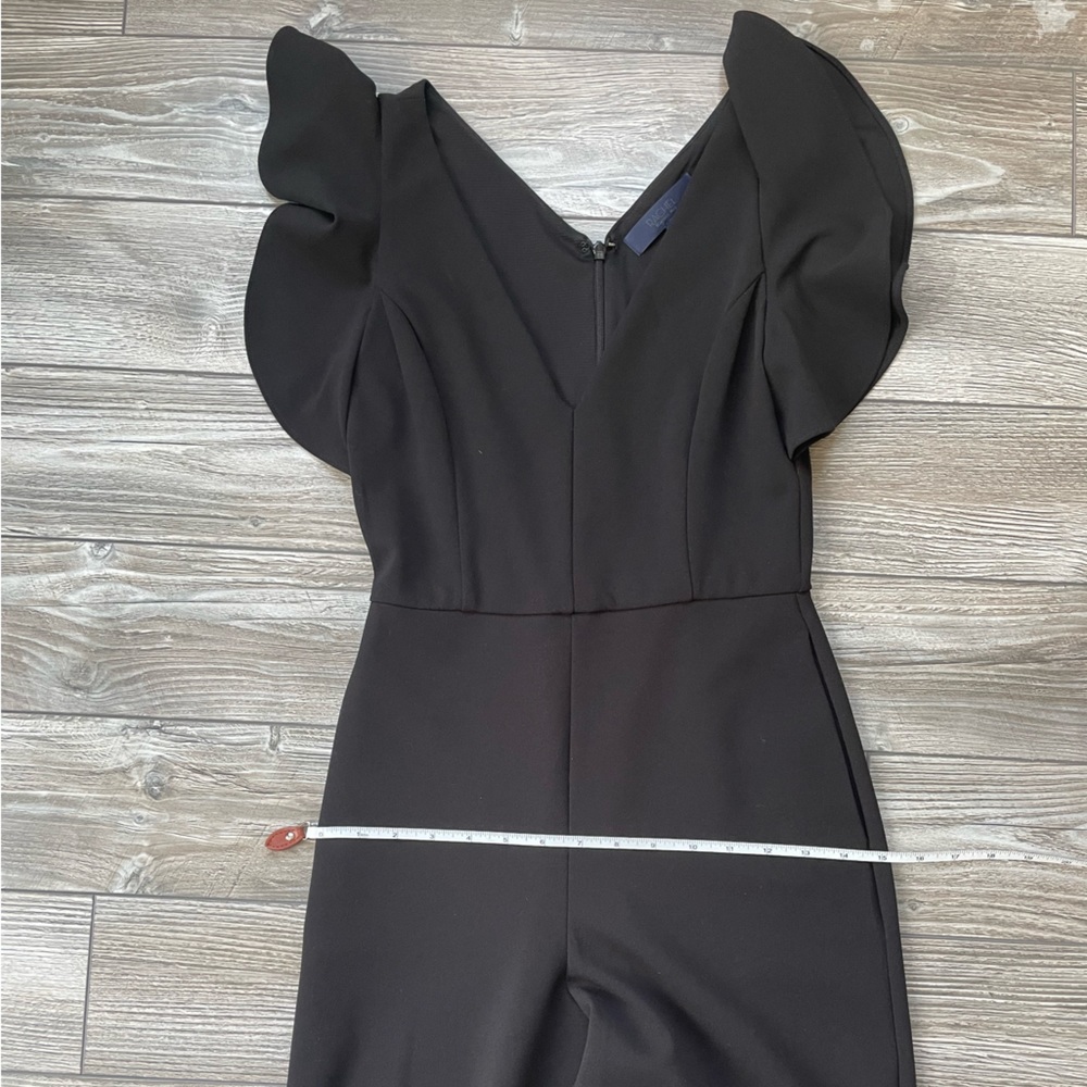 Ruffle Sleeve Wide Leg Jumpsuit - Picture 4 of 7